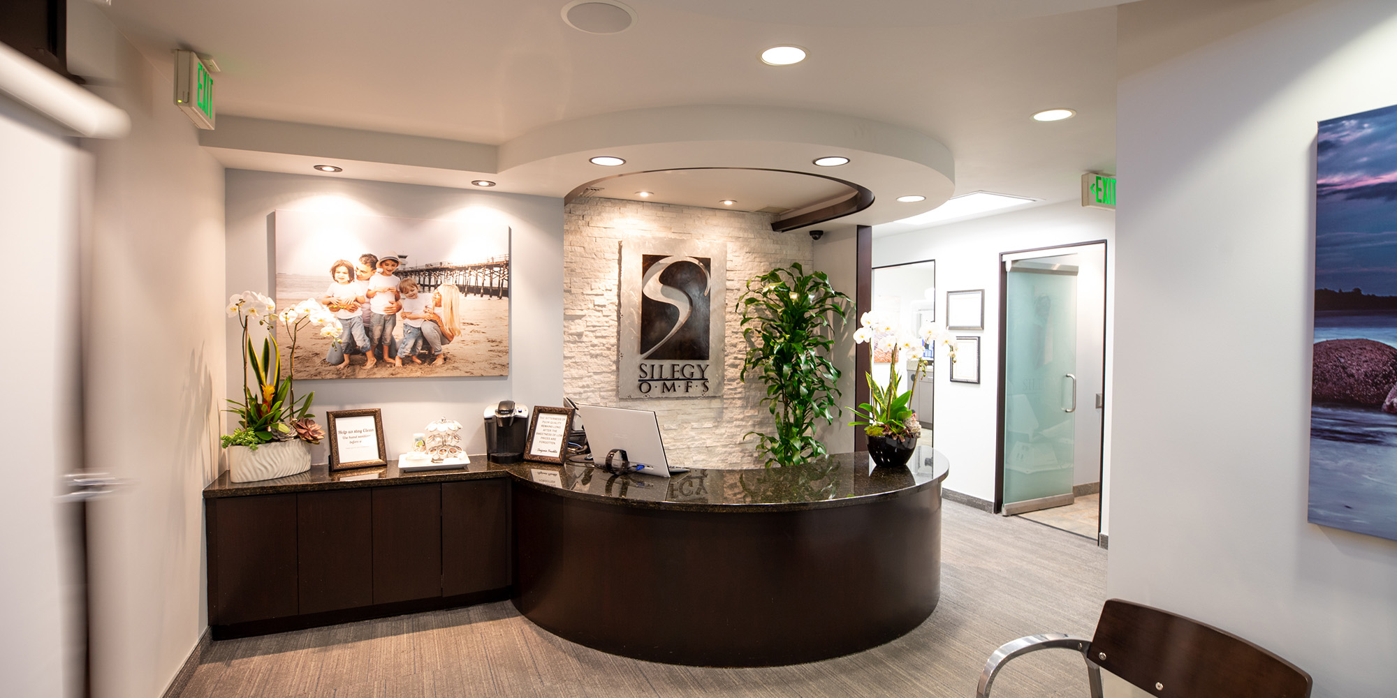 Portrait of Dr. Tim Silegy, DDS, board-certified oral and maxillofacial surgeon, in his Long Beach practice.